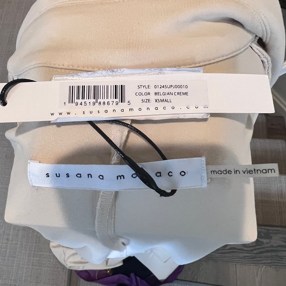 COPY - Susana Monaco Belgian Creme Trench Coat - Picture 3 of 8